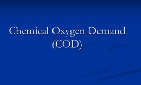 cod فاضلاب چیست