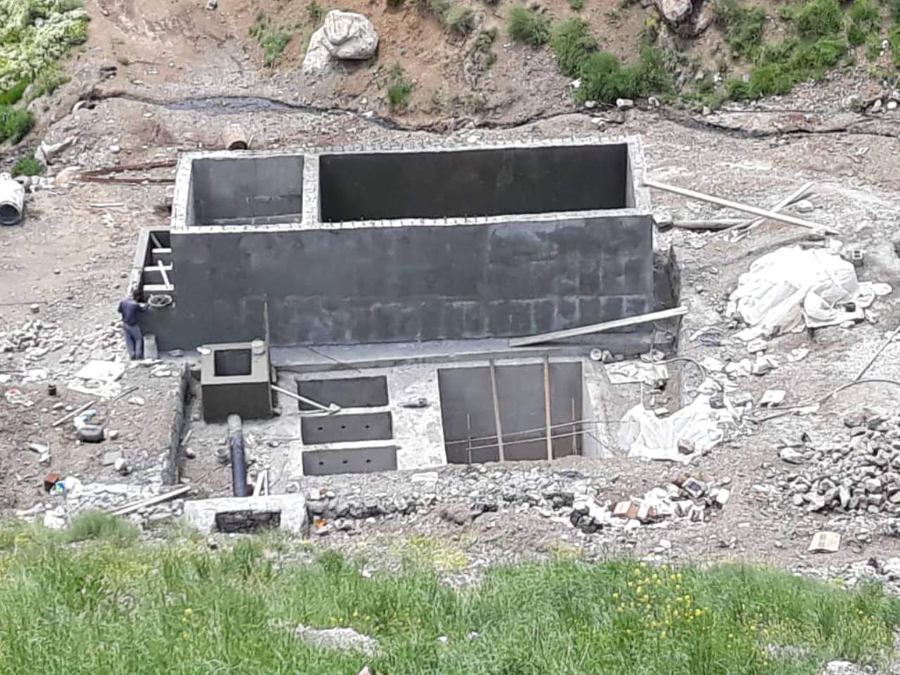 پروژه طراحی و ساخت تصفیه خانه فاضلاب مجتمع تفریحی و رستورانی آشکده کندوان