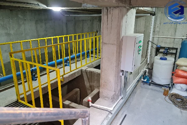 ساخت پکیج تصفیه فلاضلاب گروه صنعتی قشونی