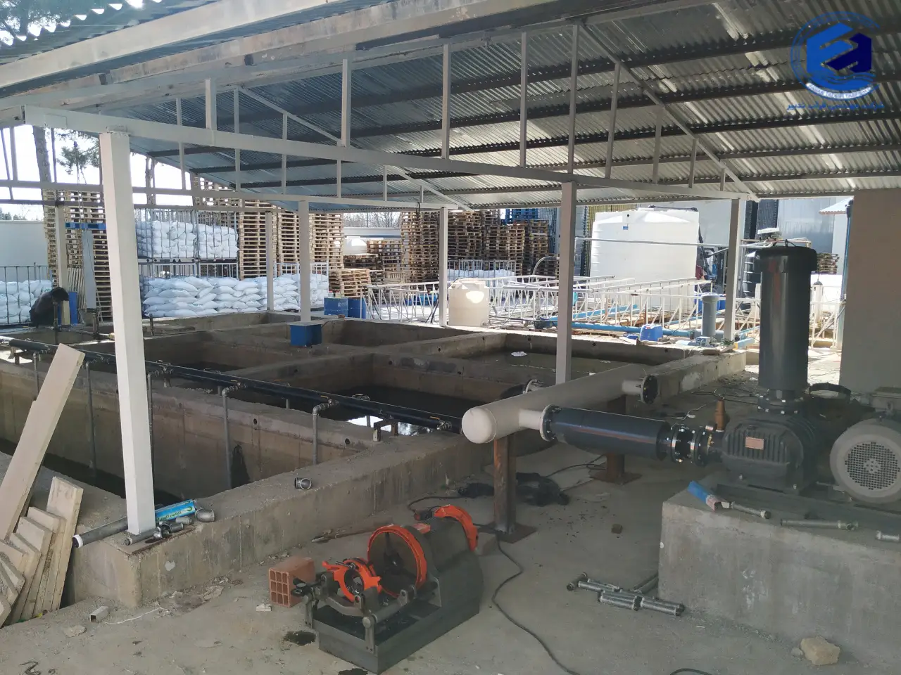 پروژه اورهال کردن تصفیه خانه فاضلاب شرکت هایپ